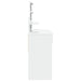 Masă de toaletă cu LED, alb, 100x40x130 cm - WALTI WALTI