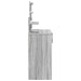 Masă de toaletă cu LED, sonoma gri, 100x40x130 cm - WALTI WALTI