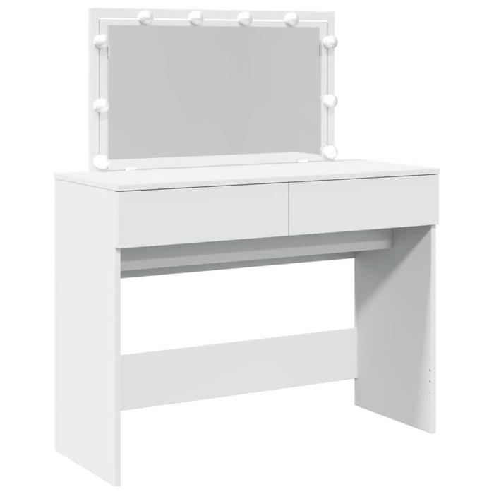 Masă de toaletă cu LED, alb, 100x40x120 cm - WALTI WALTI