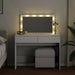 Masă de toaletă cu LED, alb, 100x40x120 cm - WALTI WALTI