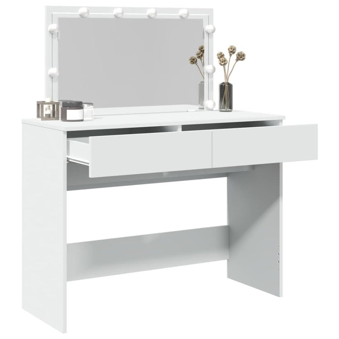 Masă de toaletă cu LED, alb, 100x40x120 cm - WALTI WALTI