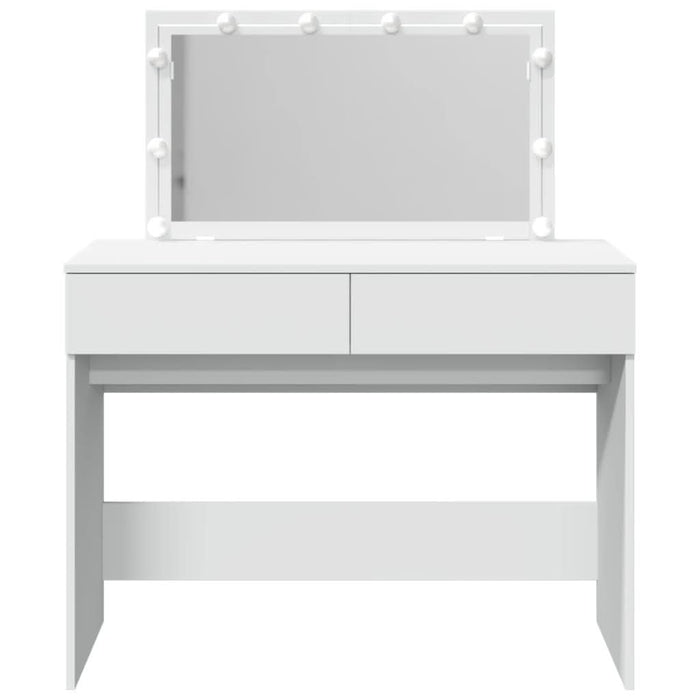 Masă de toaletă cu LED, alb, 100x40x120 cm - WALTI WALTI