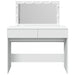 Masă de toaletă cu LED, alb, 100x40x120 cm - WALTI WALTI