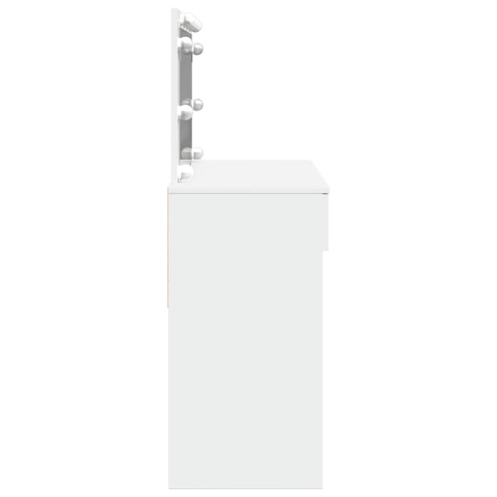 Masă de toaletă cu LED, alb, 100x40x120 cm - WALTI WALTI