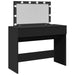 Masă de toaletă cu LED, negru, 100x40x120 cm - WALTI WALTI