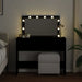 Masă de toaletă cu LED, negru, 100x40x120 cm - WALTI WALTI