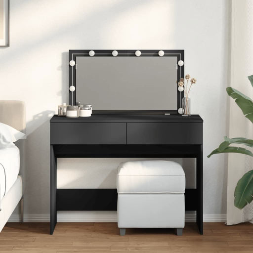 Masă de toaletă cu LED, negru, 100x40x120 cm - WALTI WALTI