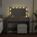 Masă de toaletă cu LED, gri beton, 100x40x120 cm - WALTI WALTI