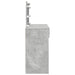 Masă de toaletă cu LED, gri beton, 100x40x120 cm - WALTI WALTI