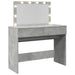 Masă de toaletă cu LED, gri beton, 100x40x120 cm - WALTI WALTI