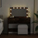 Masă de toaletă cu LED, stejar afumat, 100x40x120 cm - WALTI WALTI