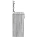 Masă de toaletă cu LED, sonoma gri, 100x40x120 cm - WALTI WALTI
