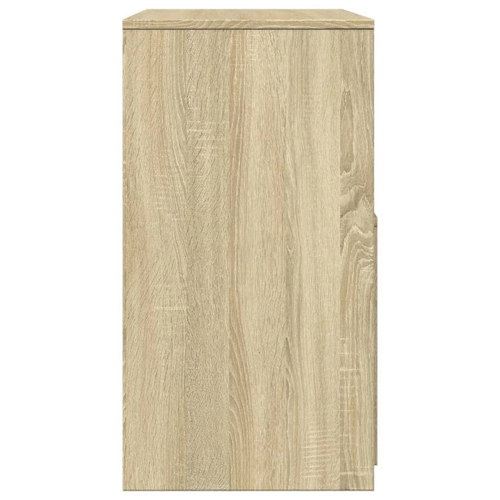 Masă de toaletă și taburet, stejar sonoma, 60x40x113,5 cm - WALTI WALTI