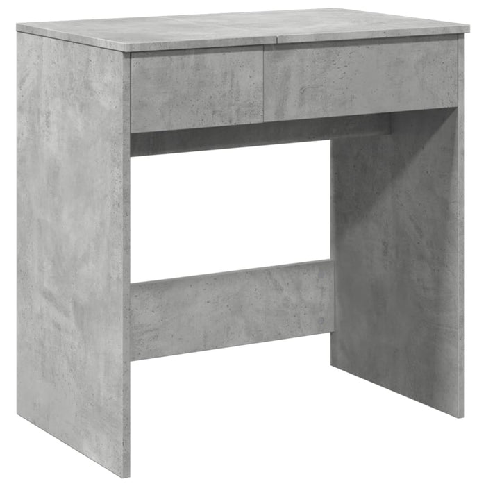 Masă de toaletă cu oglindă, gri beton, 73x46,5x120 cm - WALTI WALTI