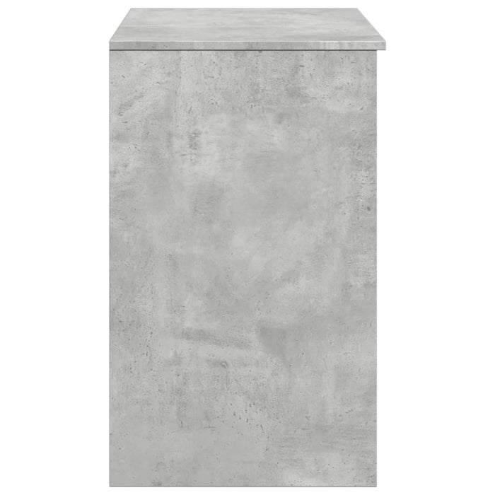 Masă de toaletă cu oglindă, gri beton, 73x46,5x120 cm - WALTI WALTI