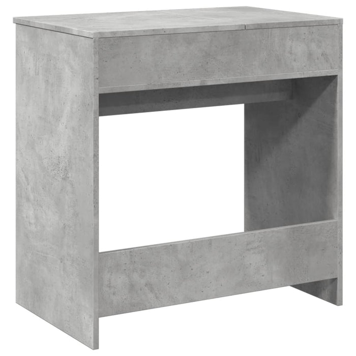 Masă de toaletă cu oglindă, gri beton, 73x46,5x120 cm - WALTI WALTI