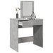 Masă de toaletă cu oglindă, gri beton, 73x46,5x120 cm - WALTI WALTI