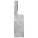 Masă de toaletă cu dulap, gri beton, 80x35x132 cm - WALTI WALTI