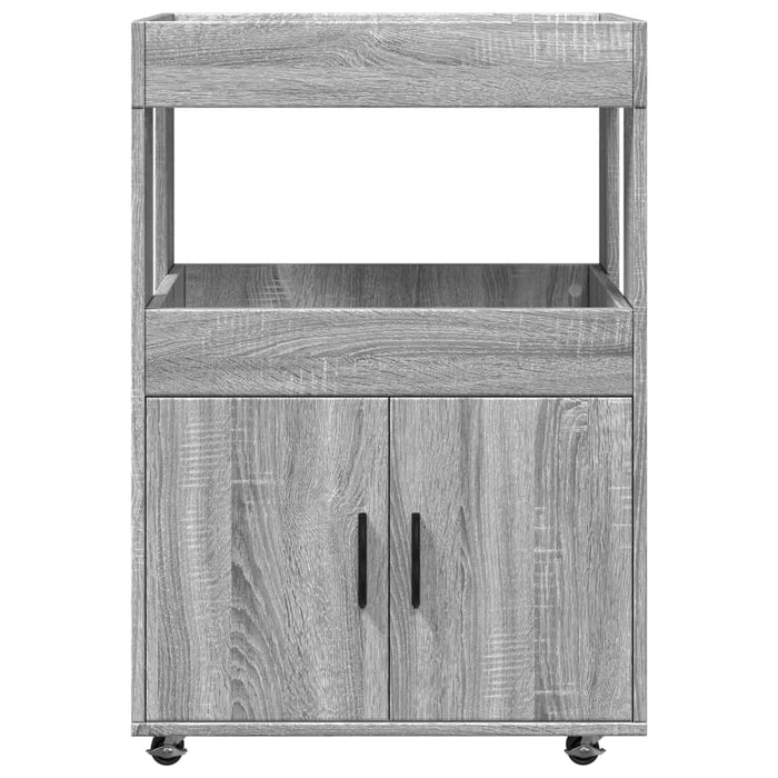 Cărucior de bar, gri sonoma, 60x39,5x89 cm, lemn prelucrat - WALTI WALTI