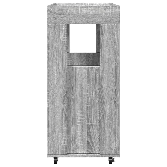 Cărucior de bar, gri sonoma, 60x39,5x89 cm, lemn prelucrat - WALTI WALTI