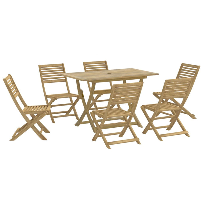 Set mobilier de grădină, 7 piese, lemn masiv de acacia WALTI
