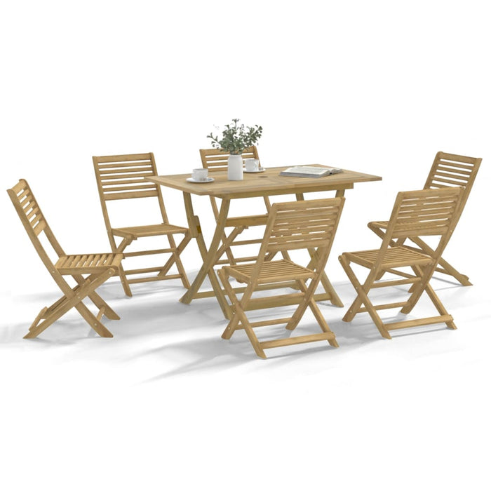 Set mobilier de grădină, 7 piese, lemn masiv de acacia WALTI