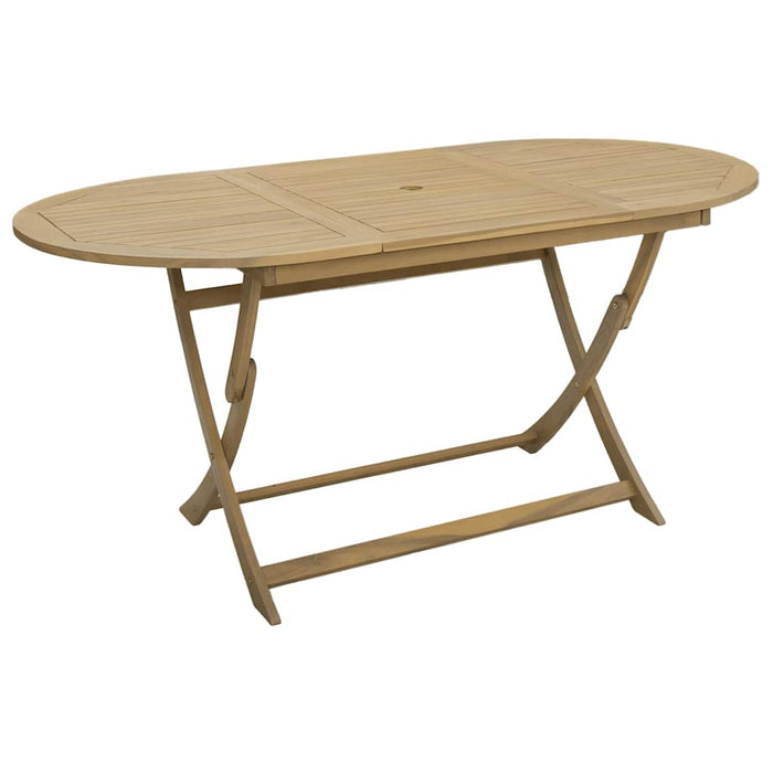 Set mobilier de grădină, 9 piese, lemn masiv de acacia - WALTI WALTI
