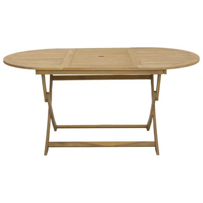 Set mobilier de grădină, 9 piese, lemn masiv de acacia - WALTI WALTI