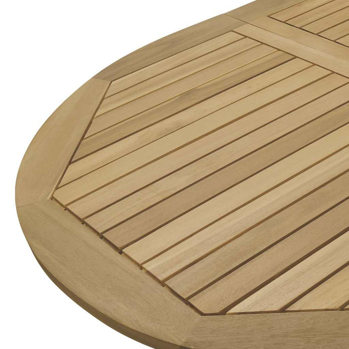 Set mobilier de grădină, 9 piese, lemn masiv de acacia - WALTI WALTI