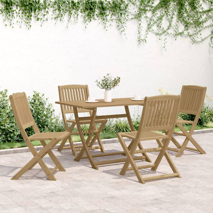 Set mobilier de grădină, 5 piese, lemn masiv de acacia WALTI