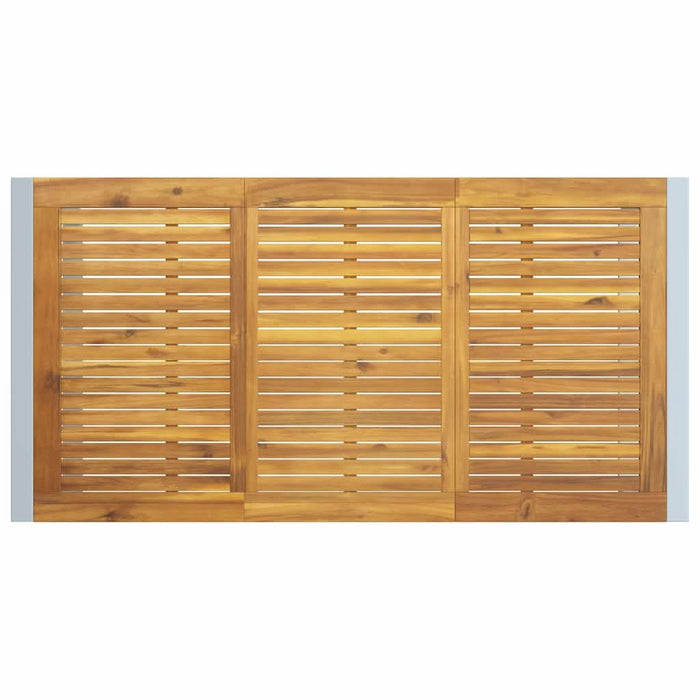Set mese 5 piese lemn solid acacia și metal - WALTI WALTI