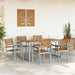 Set de dining de 7 piese din lemn de acacia și metal - WALTI WALTI