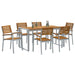 Set de dining de 7 piese din lemn de acacia și metal - WALTI WALTI