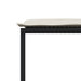 Set mobilier de grădină cu perne, 9 piese, negru, poliratan - WALTI WALTI