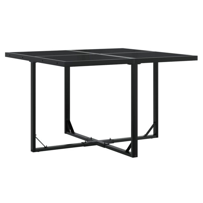 Set mobilier de grădină cu perne, 5 piese, negru, poliratan - WALTI WALTI
