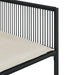 Set mobilier de grădină cu perne, 5 piese, negru, poliratan - WALTI WALTI