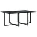 Set mobilier de grădină cu perne, 7 piese, negru, poliratan - WALTI WALTI