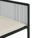Set mobilier de grădină cu perne, 7 piese, negru, poliratan - WALTI WALTI