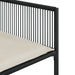 Set mobilier de grădină cu perne, 9 piese, negru, poliratan - WALTI WALTI