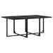 Set mobilier de exterior cu perne, 11 piese, negru, poliratan - WALTI WALTI