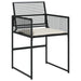 Set mobilier de grădină cu perne, 13 piese, negru, poliratan - WALTI WALTI