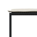 Set mobilier de grădină cu perne, 13 piese, negru, poliratan - WALTI WALTI