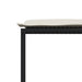 Set mobilier de grădină cu perne, 15 piese, negru, poliratan - WALTI WALTI