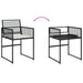 Set mobilier de grădină cu perne, 17 piese, negru, poliratan - WALTI WALTI