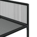 Set mobilier de grădină, 5 piese, negru, poliratan - WALTI WALTI