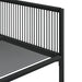 Set mobilier de grădină, 5 piese, negru, poliratan - WALTI WALTI