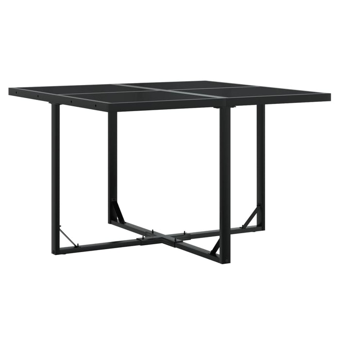 Set mobilier de grădină cu perne, 5 piese, negru, poliratan - WALTI WALTI