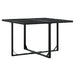Set mobilier de grădină cu perne, 5 piese, negru, poliratan - WALTI WALTI