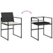 Set mobilier de grădină cu perne, 9 piese, negru, poliratan - WALTI WALTI