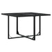 Set mobilier de grădină cu perne, 9 piese, negru, poliratan - WALTI WALTI